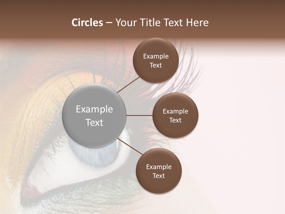 Fashion Glance Woman PowerPoint Template