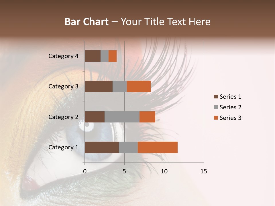 Fashion Glance Woman PowerPoint Template