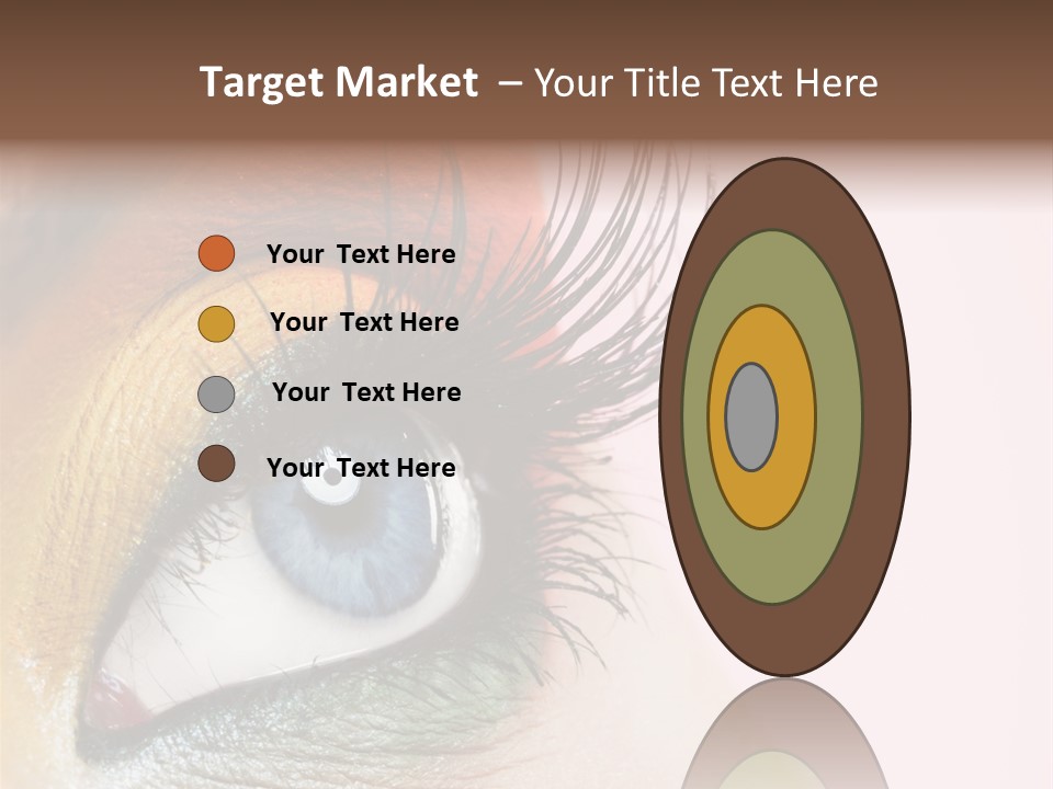 Fashion Glance Woman PowerPoint Template