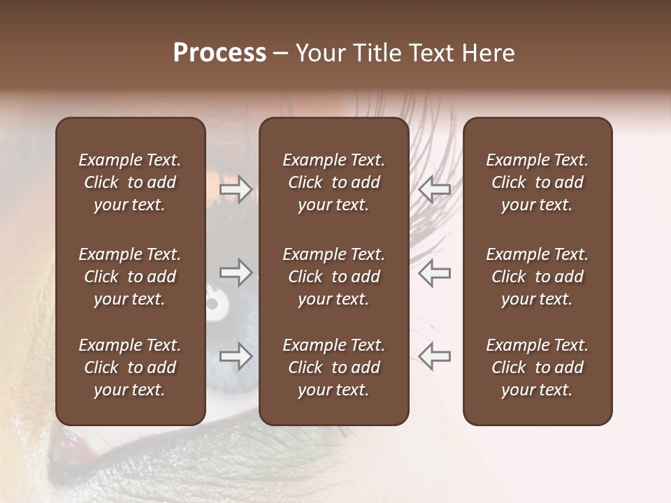 Fashion Glance Woman PowerPoint Template