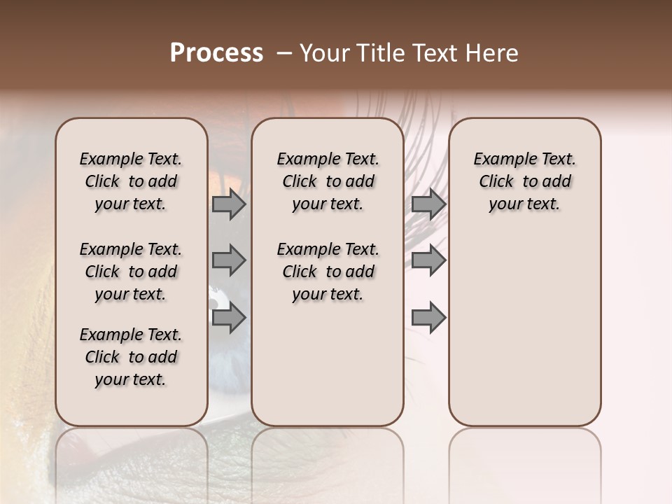 Fashion Glance Woman PowerPoint Template