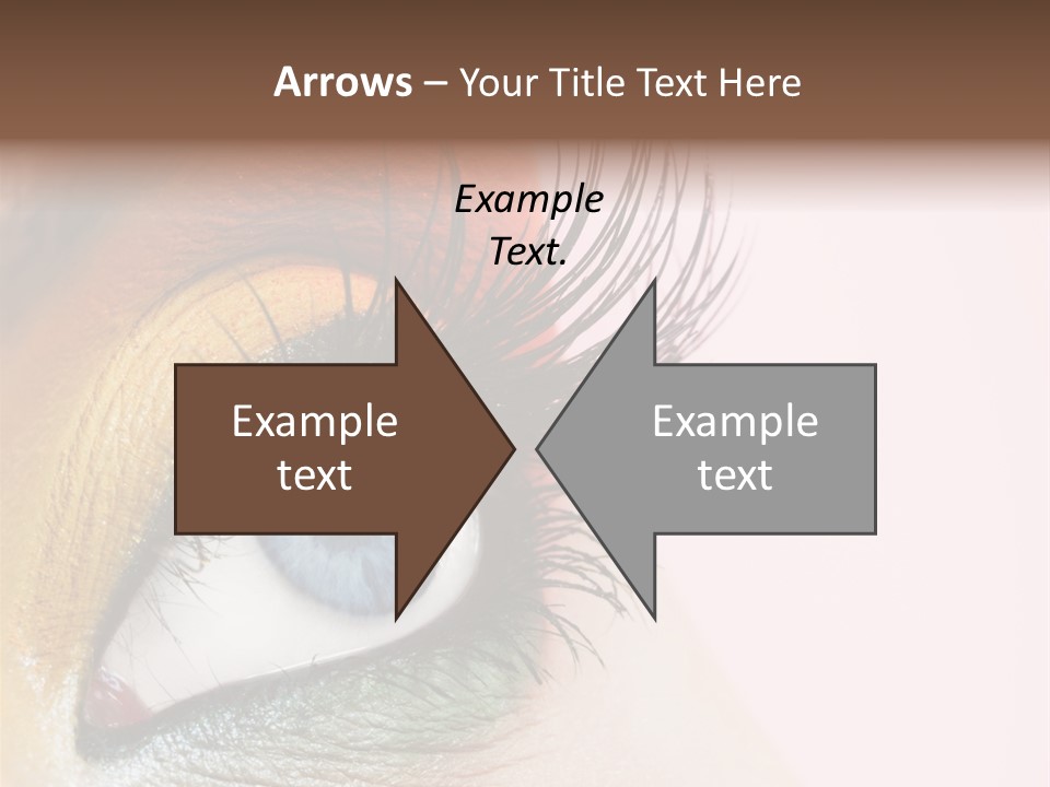 Fashion Glance Woman PowerPoint Template