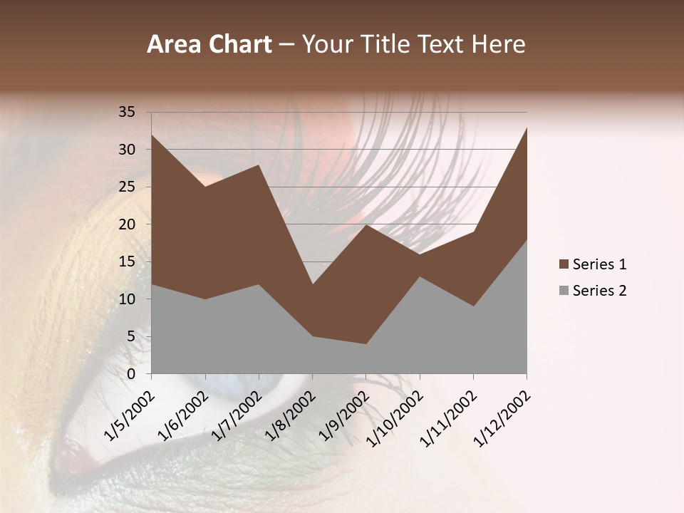 Fashion Glance Woman PowerPoint Template