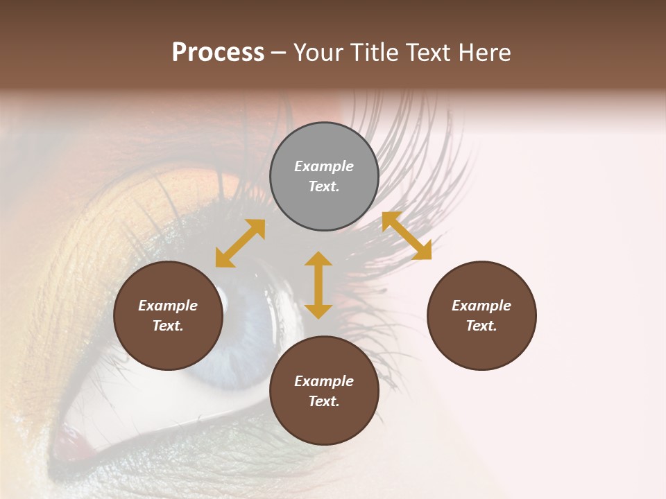 Fashion Glance Woman PowerPoint Template