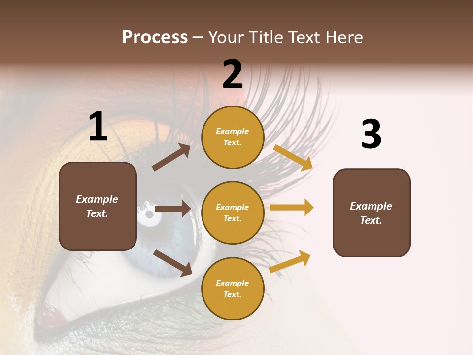 Fashion Glance Woman PowerPoint Template