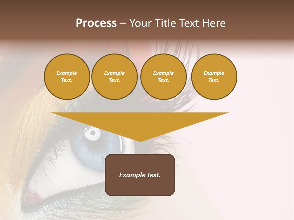 Fashion Glance Woman PowerPoint Template