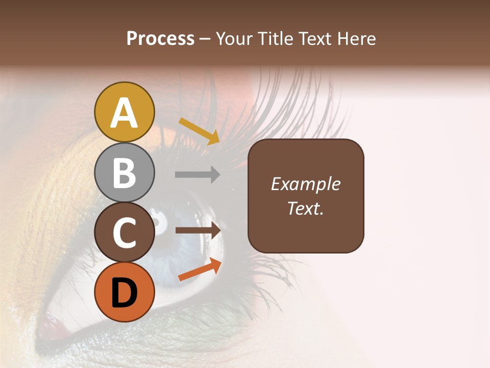 Fashion Glance Woman PowerPoint Template