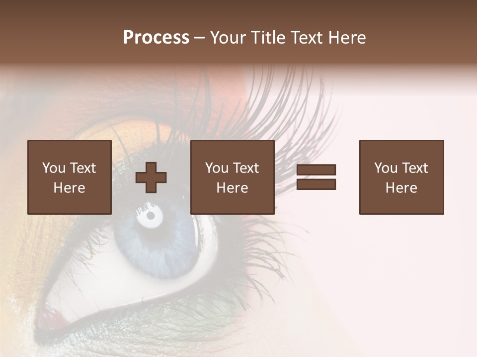 Fashion Glance Woman PowerPoint Template
