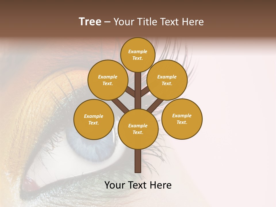 Fashion Glance Woman PowerPoint Template