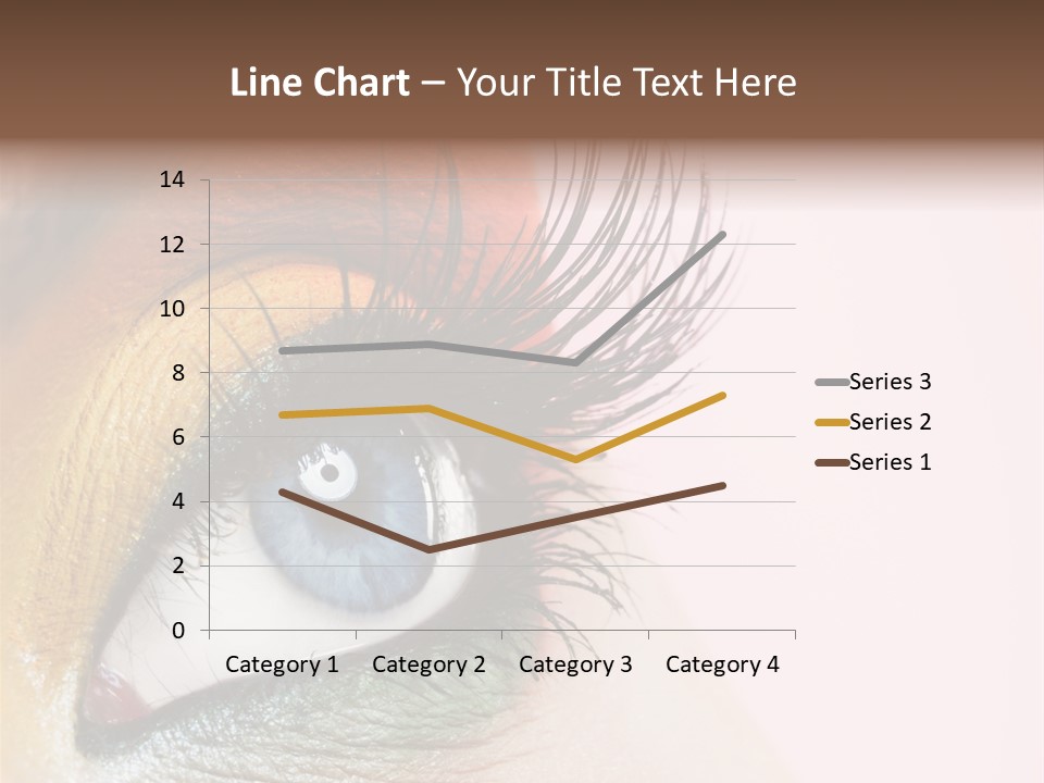 Fashion Glance Woman PowerPoint Template