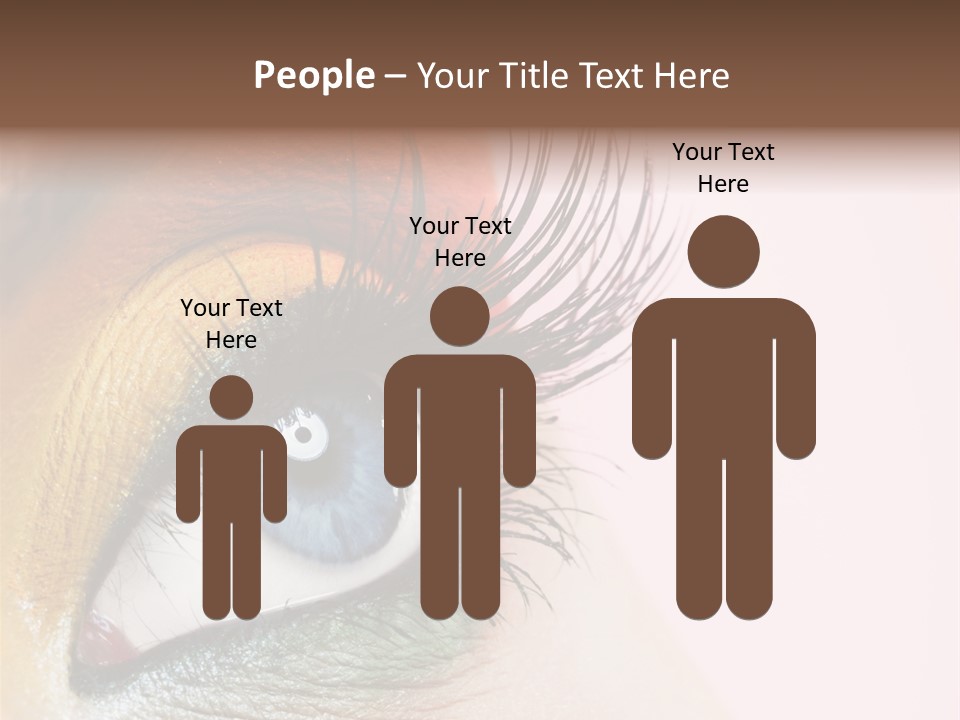 Fashion Glance Woman PowerPoint Template