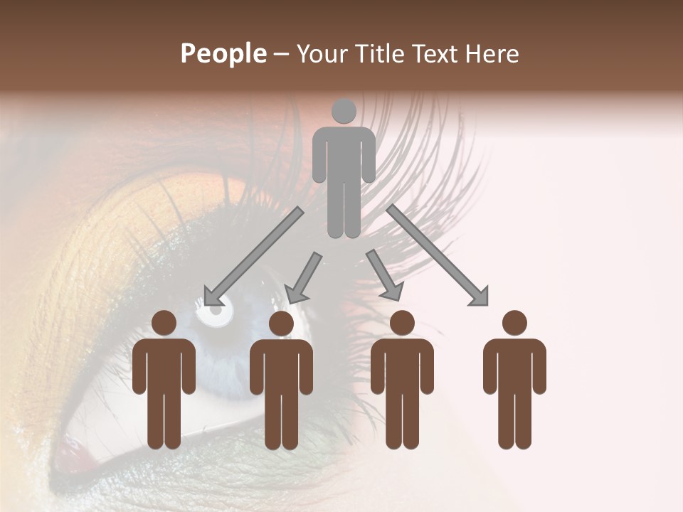 Fashion Glance Woman PowerPoint Template