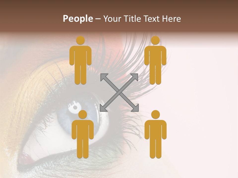 Fashion Glance Woman PowerPoint Template