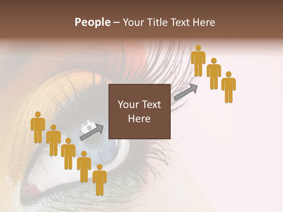 Fashion Glance Woman PowerPoint Template