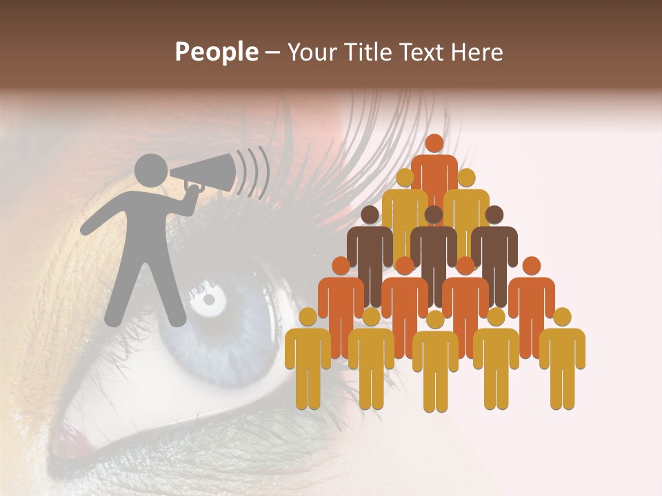 Fashion Glance Woman PowerPoint Template