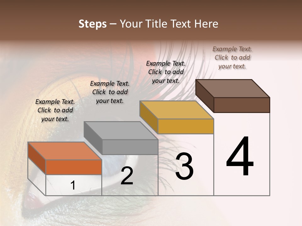 Fashion Glance Woman PowerPoint Template