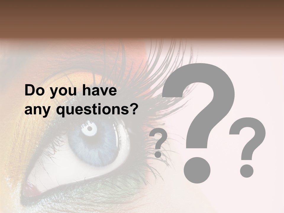 Fashion Glance Woman PowerPoint Template