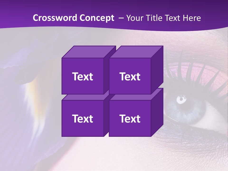 Face Woman Fashion PowerPoint Template