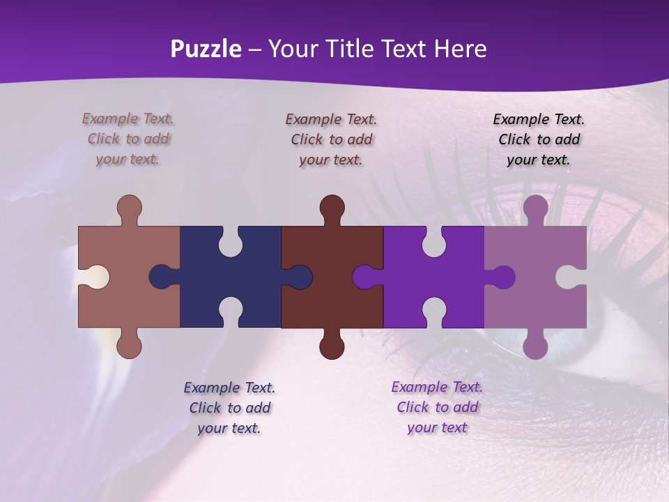 Face Woman Fashion PowerPoint Template