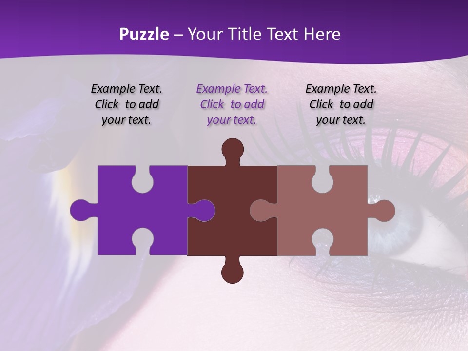 Face Woman Fashion PowerPoint Template