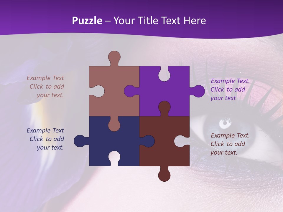 Face Woman Fashion PowerPoint Template