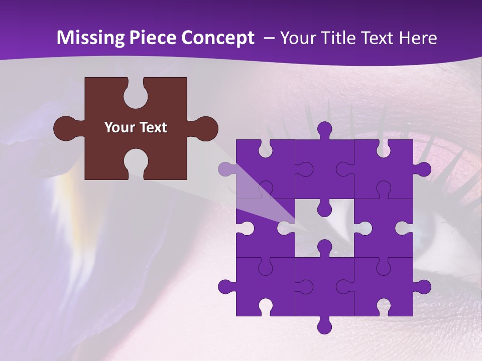 Face Woman Fashion PowerPoint Template