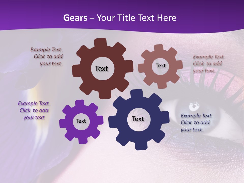 Face Woman Fashion PowerPoint Template