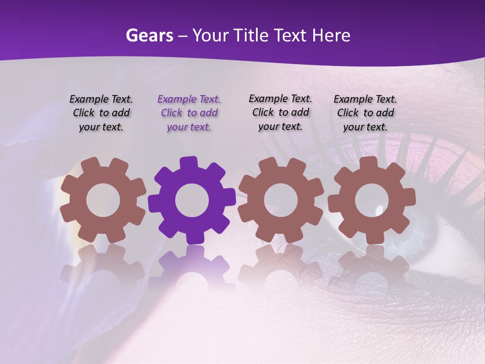 Face Woman Fashion PowerPoint Template