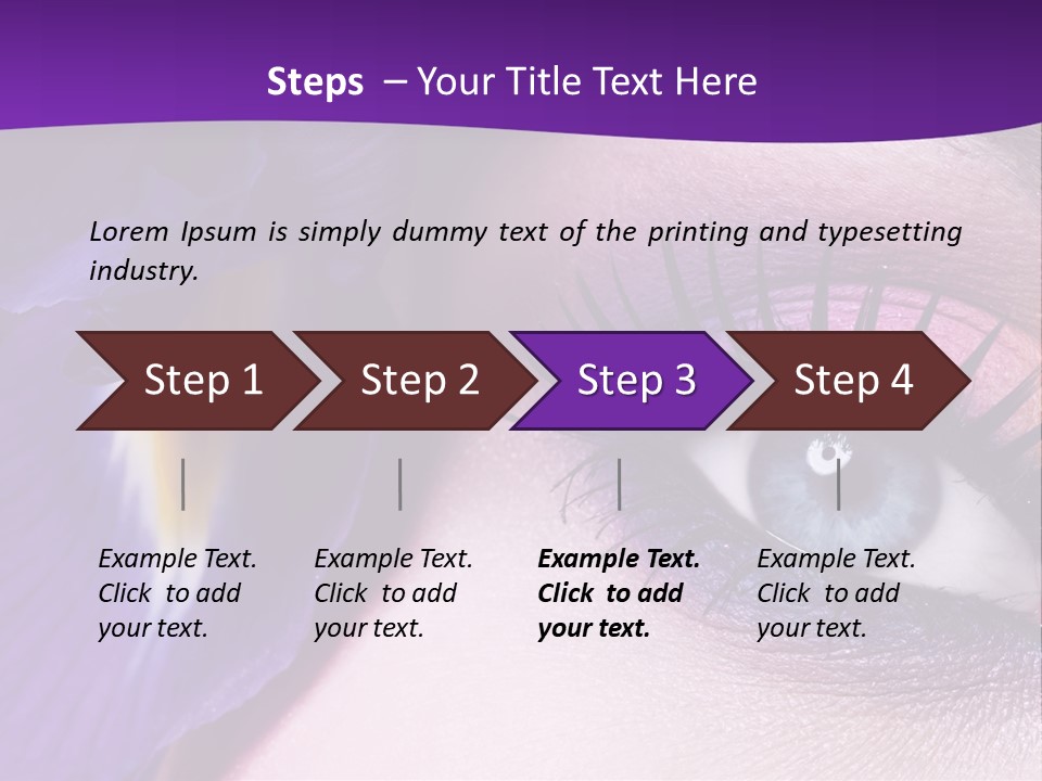 Face Woman Fashion PowerPoint Template