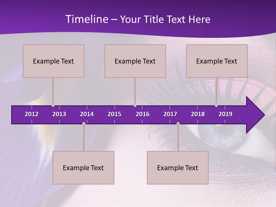 Face Woman Fashion PowerPoint Template