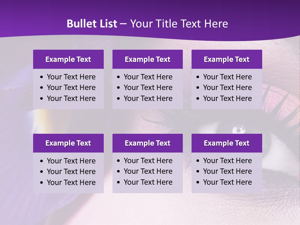 Face Woman Fashion PowerPoint Template