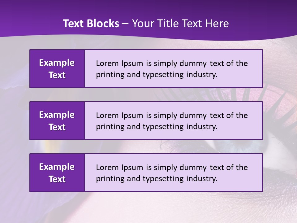 Face Woman Fashion PowerPoint Template