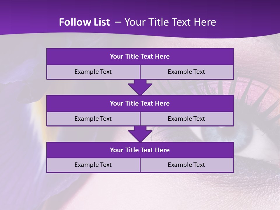 Face Woman Fashion PowerPoint Template