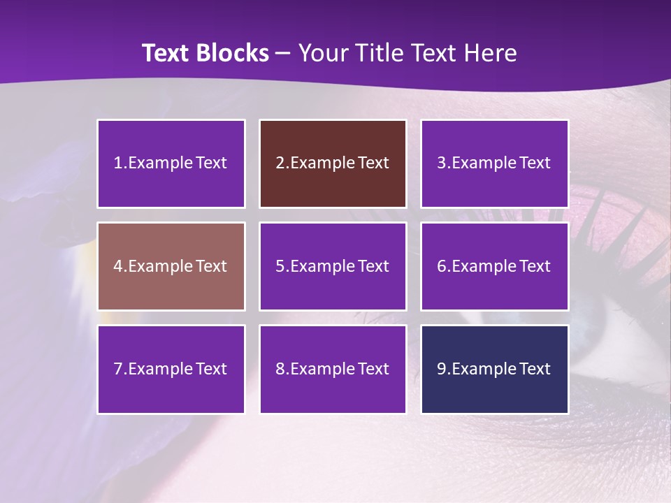 Face Woman Fashion PowerPoint Template