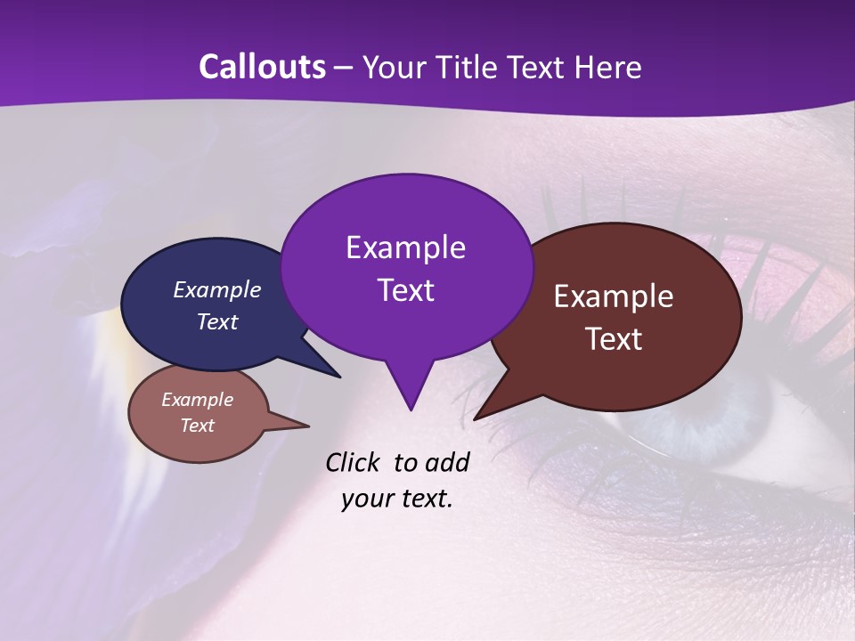 Face Woman Fashion PowerPoint Template