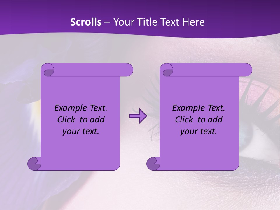 Face Woman Fashion PowerPoint Template