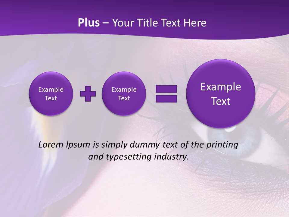 Face Woman Fashion PowerPoint Template