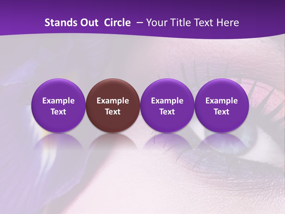 Face Woman Fashion PowerPoint Template