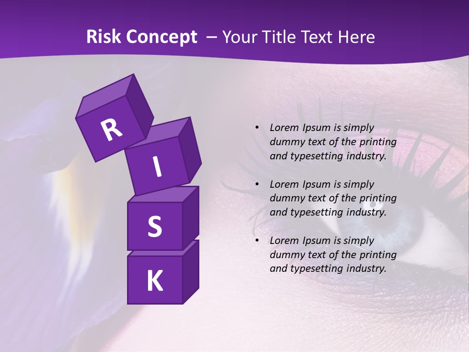 Face Woman Fashion PowerPoint Template