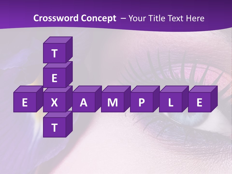 Face Woman Fashion PowerPoint Template