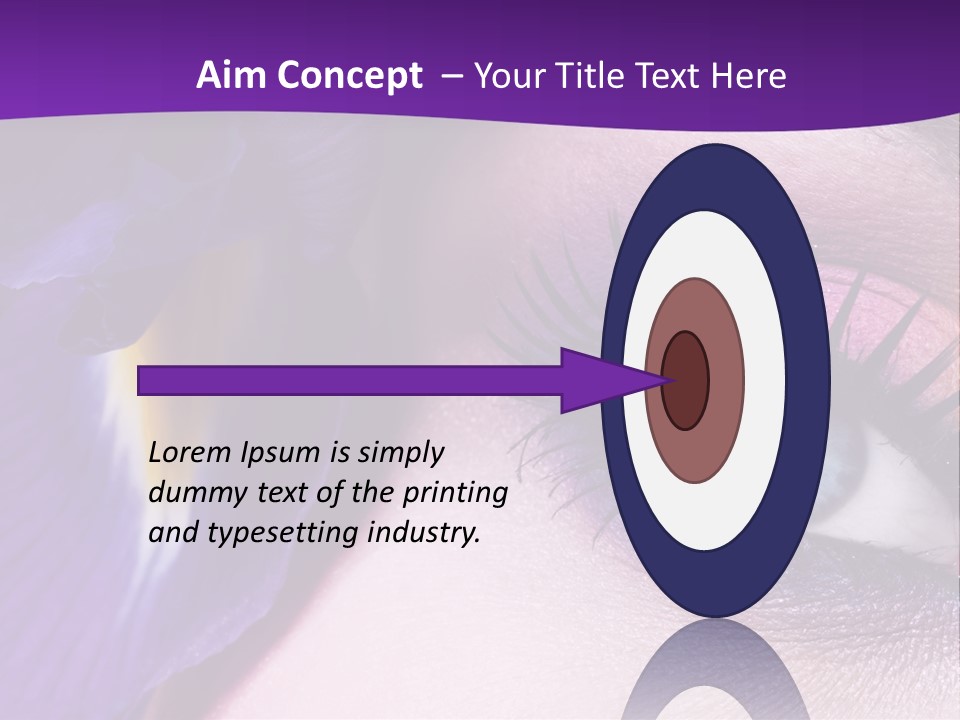 Face Woman Fashion PowerPoint Template