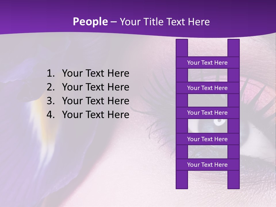 Face Woman Fashion PowerPoint Template