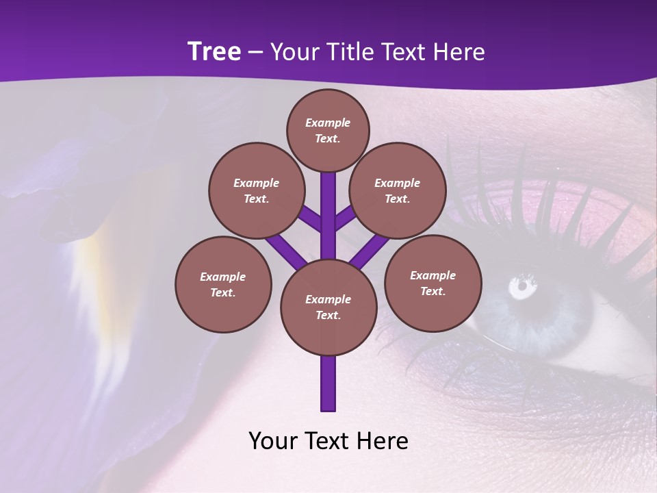 Face Woman Fashion PowerPoint Template