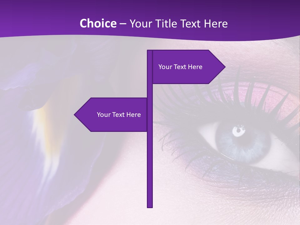 Face Woman Fashion PowerPoint Template