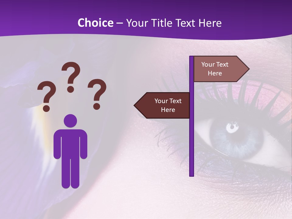 Face Woman Fashion PowerPoint Template