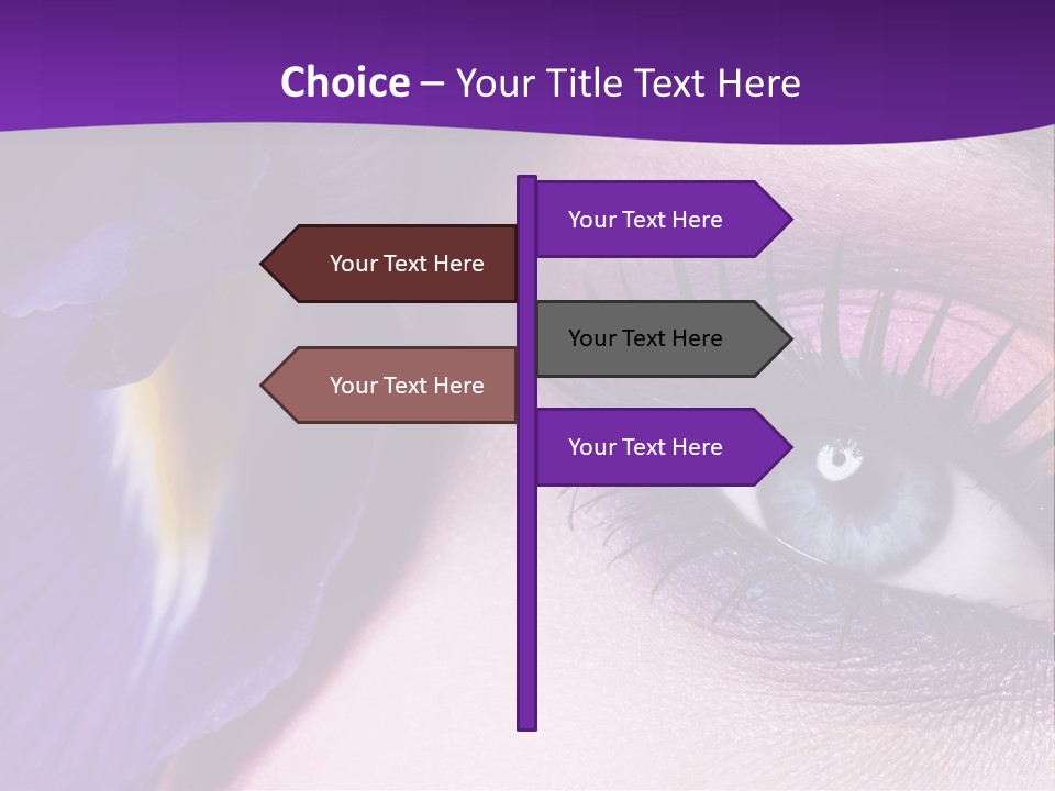 Face Woman Fashion PowerPoint Template