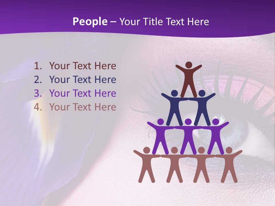 Face Woman Fashion PowerPoint Template