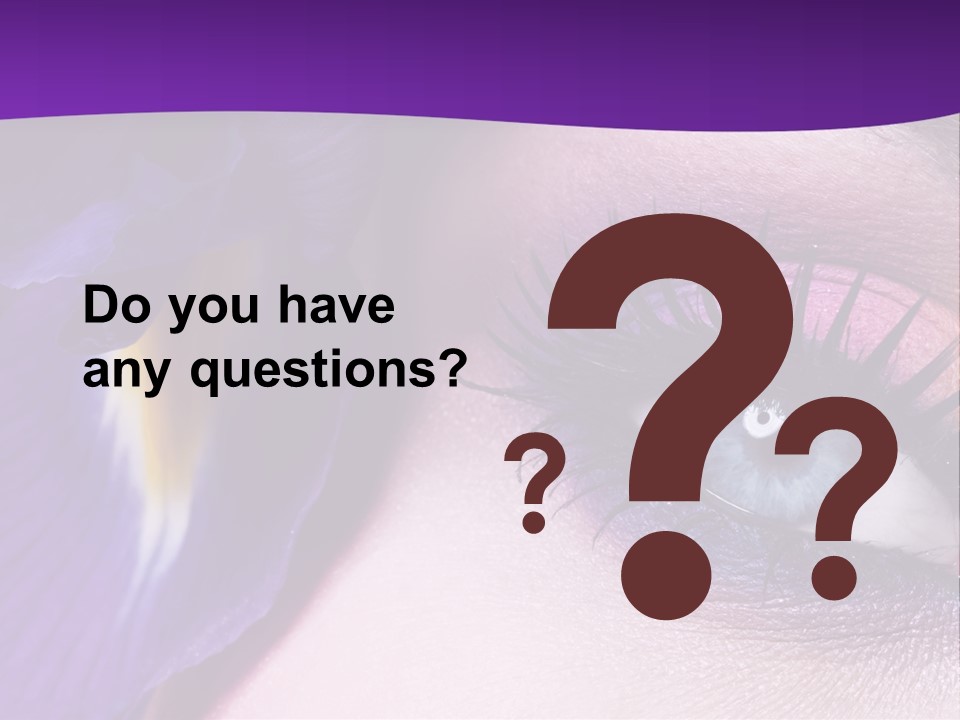 Face Woman Fashion PowerPoint Template