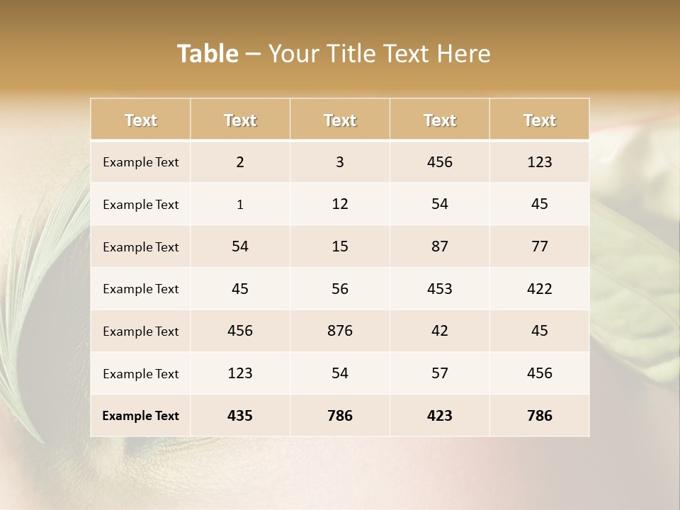 Eyeshadow Woman Close Up PowerPoint Template