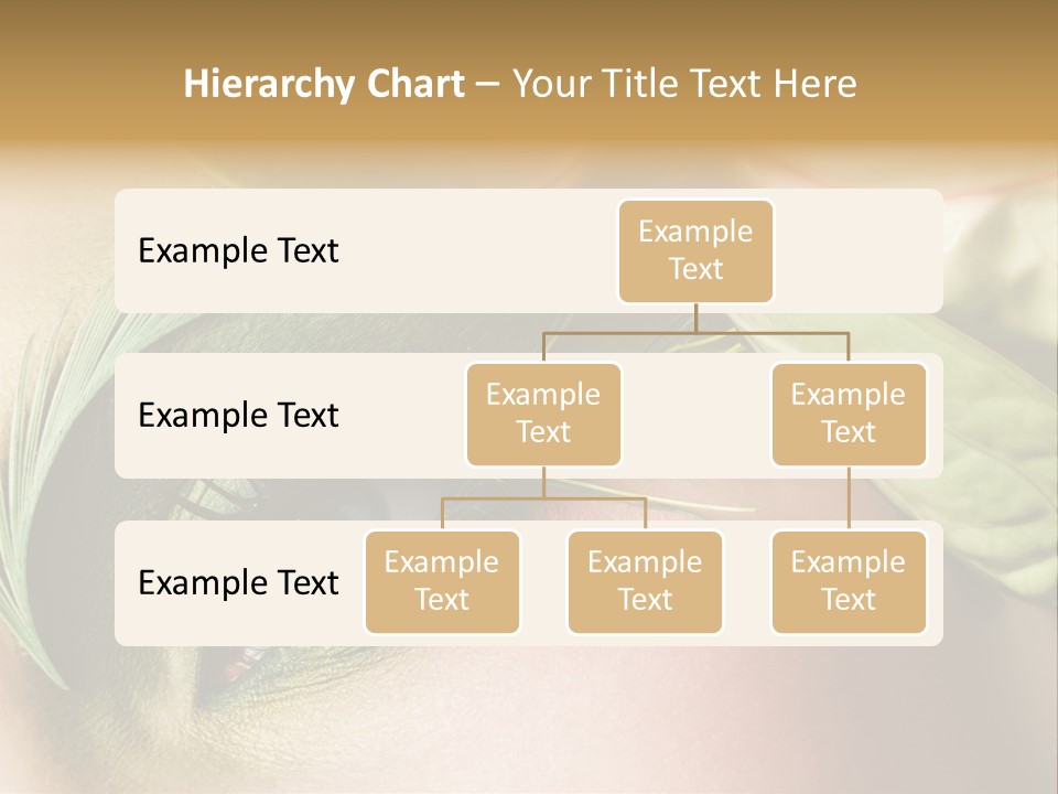 Eyeshadow Woman Close Up PowerPoint Template